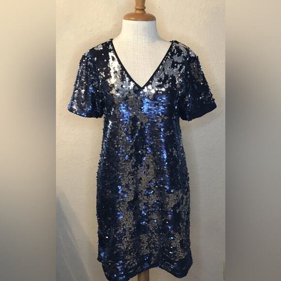 NEW 1. State sequin v neck dress nwt • new with tags - Picture 2 of 10
